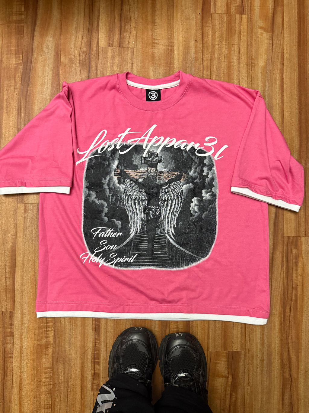 HOT PINK "JESUS" TEE